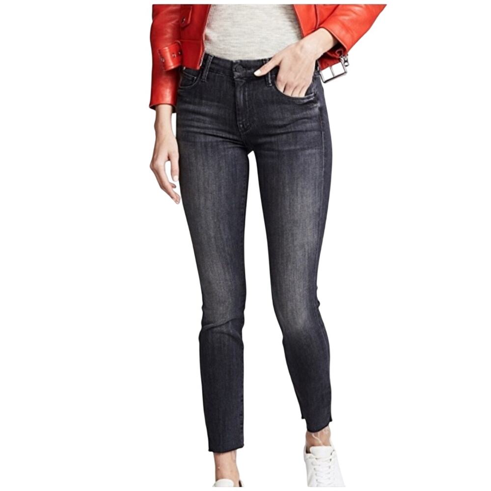 Mother Looker Sacred Slit Skinny Jeans, Best Kept Secret Dark Wash, Size 25